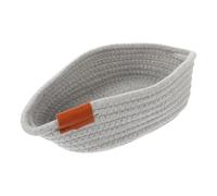 Panier de Rangement en Corde de Coton, Petit Modèle, Design Moderne | Pliable et Portable, pour Maison ou Extérieur, Adapté aux Vêtements Bébé et Petits Objets