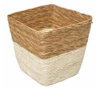 Panier de rangement en osier - Beige