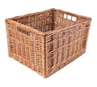 Panier de Rangement en Osier - CREATIVE HOME - 40 x 30 x 16 cm - Marron - Paille - Fibre naturelle