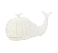 Panier de Rangement Enfant Baleine 90cm Blanc