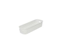 Panier de rangement fin et élégant Slim - Blanc
