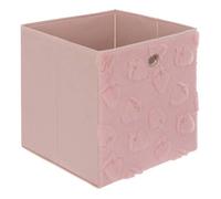 Atmosphera Panier de rangement Fraci 30 x 30 cm Rose motifs fraises Enfant