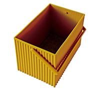Panier de rangement Hachiman Omni Jaune 14x25x16 cm