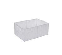 Panier de rangement HWC-C37, 12x28x20cm blanc