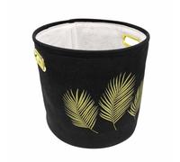 Panier de Rangement Imprimé "Orbella" 27cm Noir