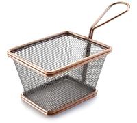 Panier de rangement mini puces carré Lacor Gris 10x8x7 cm