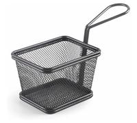 Panier de rangement mini puces carré Lacor Gris 12x10x9 cm