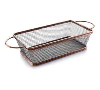Panier de rangement mini puces rectangulaire Lacor Gris 21x11x6 cm