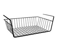 Panier de Rangement - MSV - Noir - 37 x 25,5 x 10 cm - Plastique - Montage facile