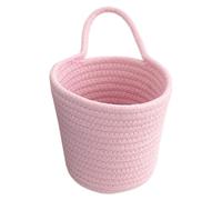 Panier De Rangement Murale En Corde De Coton, 14x14cm, 151g, Tissé À La Main, Pour Clés, Portefeuilles Et Petits Accessoires, Grand Conteneur De Rangement