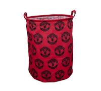 Panier de rangement officiel Character World Manchester United FC | Design emblématique, panier à linge | Organiseur pour chambre d'enfant, salle de jeux | 48 cm x 40 cm