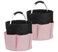 Panier de rangement pliable - 28 x 28 x 28 cm - 17 litres - Lot de 2 - Pour cuisine et salle de bain