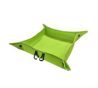 Panier de rangement pliable, boîte de rangement en feutre, plateau multifonction pour la maison, le bureau, poubelle pliable pour vêtements, jouets, design minimaliste, gris (vert)