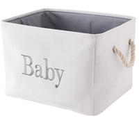 Panier de rangement pour bébé, bac de rangement pour enfants, panier de rangement Kallax pliable, grand bac de rangement en tissu pour bébés