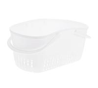 Panier De Rangement Pour Douche À Main ¿ Plastique Pp Durable, Drainage Facile, Doubles Poignées, Organisateur De Salle De Bain Polyvalent