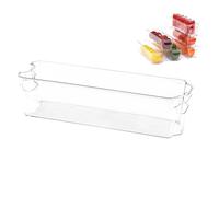 Panier de rangement pour réfrigérateur - Organiseur multifonction pour | armoire de cuisine - En plastique transparent - Facile à - Design pratique avec compartiments empilables pour collat