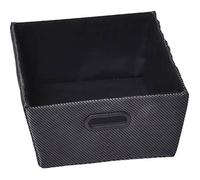 Tendance - Panier de Rangement Polyester 32,5x40x15 cm - Noir - Salle de Bain - Dressing Organisation