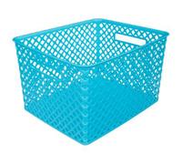 Panier de rangement rectangulaire - Bleu