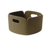 Muuto Panier de rangement Restore 28x28 cm Brown green