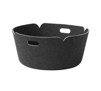 Muuto Panier de rangement Restore. rond black melange (noir)