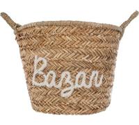 Panier en osier blanc D41cm - Atmosphera Créateur d'intérieur
