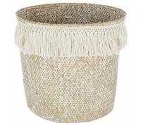 Panier de rangement rond - Beige
