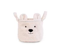 Childhome - Panier de rangement Teddy écru 25 x 20 cm