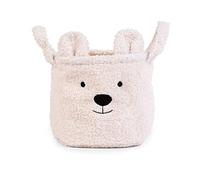Panier de rangement Teddy Écru 25 x 20 cm - Childhome