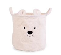 Childhome – Panier de rangement Teddy – 40 x 40 cm – Écru