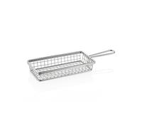 Panier de service en Acier au nickel chrome L 215 mm l 110 mm H 40 mm Was Germany Gris G