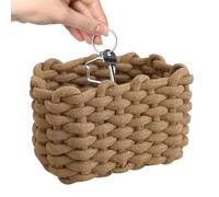 Panier de Stockage en Corde, Panier En Coton Doux, Organisateur de Vêtements et Boîte de Rangement pour Maison pour Linge, Fruits, Chambre d', Salon, Salle de Bain, Manger