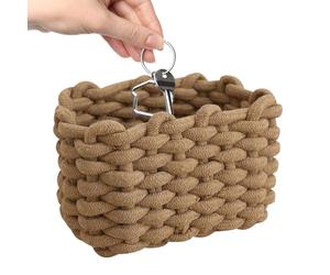Panier de Stockage en Corde, Panier En Coton Doux, Organisateur de Vêtements et Boîte de Rangement pour Maison pour Linge, Fruits, Chambre d', Salon, Salle de Bain, Manger