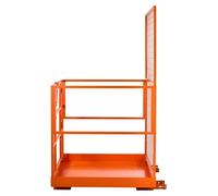 Panier de travail SucceBuy pour agrafeuses, dimensions 1225 x 1148 mm, capacité de charge de 635 kg, plateforme en acier au carbone robuste avec des poches de fourches de 155 x 60 mm et une goupille d