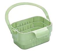 Panier de vidange d'évier de cuisine, crépines pliables, panier vidange d'évier suspendu avec filtre amovible pour la cuisine-vert
