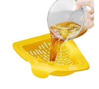 Panier de vidange d'évier, porte-éponge magnétique et passoire d'angle anti-obstruction, attrape-aliments de cuisine avec drainage facile, pour laver les fruits, légumes, nouilles, maison, dortoir