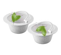 Panier d'écumoire de piscine compatible avec les écumeurs automatiques Hayward SP1091WM, panier d'écumoire de piscine compatible avec Pentair HydroSkim 513330 (2 pièces)
