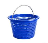 Panier d'écumoire de piscine SP1070 - Composant filtrant de rechange robuste avec poignée en acier pour piscines creusées - Collecteur de débris - Convient pour Pentair U-3 - Blanc - Taille S - Bleu