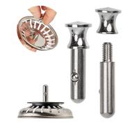 Panier d'égout de rechange, 1 paquet, tige de 25 mm de long avec boule, dépasse de 20 mm dans l'écoulement, tige de Ø 7,8 mm, vis de tige en laiton, compatible avec les garnitures d'écoulement Franke