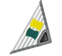 Panier d'évier d'angle - Égouttoir d'évier triangulaire antirouille multi-usages, panier de séchage enroulable | Support de drainage peu encombrant pour cuisine, appartement, camping-car et ferme