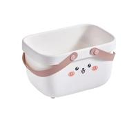 Panier Douche Portable Panier de lavage avec poignée | Boîte de tri de bain de stockage de fournitures de salle de bains(Yellow)