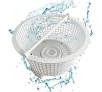 Panier Écumoire de Piscine Outil De Nettoyage Pour L'Eau Avec Un Manche | Skimmer Piscine Multifonctionnel Pour baignoire, fontaine, , natation, étang, jardin, arrière-cour et patio