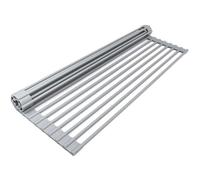 Panier égouttoir d'évier，Égouttoir pour évier de Cuisine - Support Enroulable - Étagère de Lave-Vaisselle Enroulable résistant à l