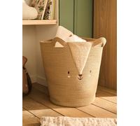 Panier en corde de coton écureuil moka TU