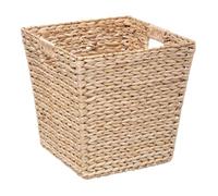 5five Boîte de rangement en osier naturel 31 x 31 cm, tissu non tissé et plastique PP, naturel