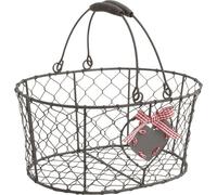 Panier En Métal Motif Coeur