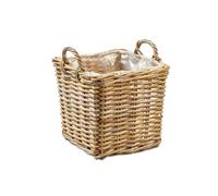 Panier en osier avec anse - Panier de jardin tressé - Pot de fleurs pour Décoration Panier à linge Groß: 50cm marron naturel