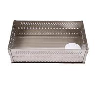 Panier en Pierre de Sauna Portable, Support en Acier Inoxydable Durable pour Poêle à Bois, Foyers à Charbon de Bois, Utilisation en Extérieur (SL375)