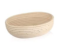 Panier en rotin pour la croissance du garage de pain de pâte à pain 1,5kg | 28x22x9 cm