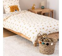 Atmosphera - Panier Enfant Pompons Livi Roseau d41cm