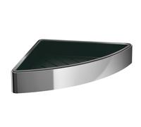 Panier éponge d'angle emco loft, montage mural encastré, insert plastique amovible, 054500503